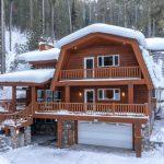 A picturesque view of Alpine, Wyoming, near Wild Huckleberry Cabin.